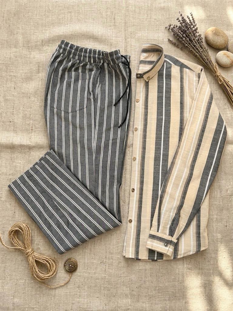 Ensemble tissu lin